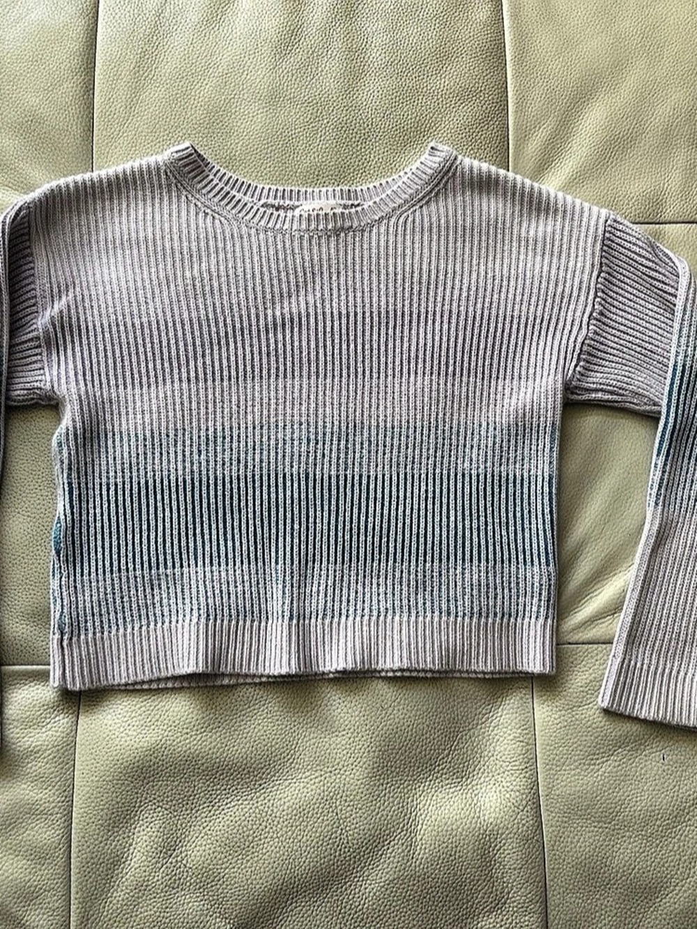 Cat & Jack Girls Color Block Sweater Size Large 10/12, Like New